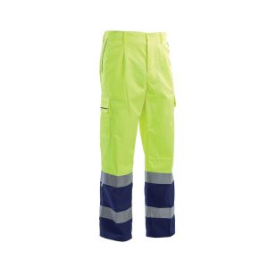 Pantaloni bicolore alta visibilità estivi P&P LOYAL AVB02204