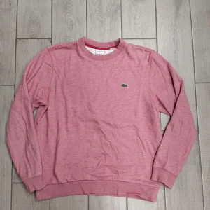 Lacoste felpa vintage garzata felpata cotone uomo tg L