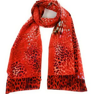 Sciarpa Seta Maculata 45x180cm