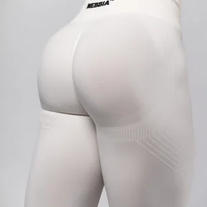 Leggings push-up Nebbia con linee modellanti FLOW SEAMLESS 497 Crema
