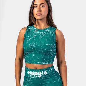 Canotta corta ROUGH GIRL Verde 617