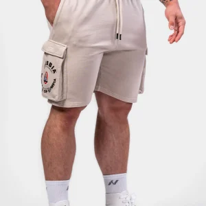 Pantaloncini cargo larghi lavati LEGACY 787 Grigio chiaro