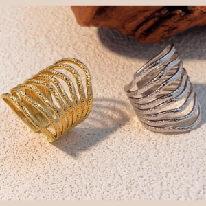 Anello Onde Made in Italy