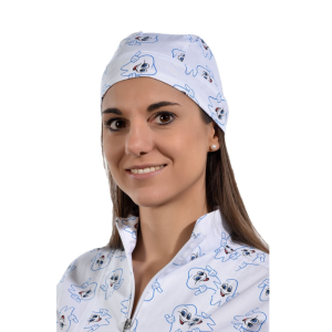 Bandana con dentini bianchi CONF. CAPPELLO