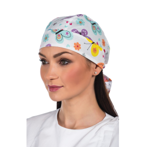 Bandana medicale unisex CONF. CAPPELLO Bandana Farfalle