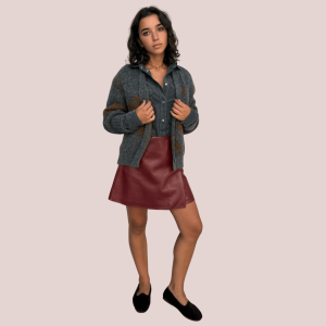 Cardigan Nelli in baby alpaca e lana – Donna – Made in Italy