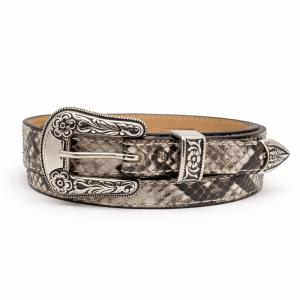 Cintura San Pedro in vero pitone – Artigianato italiano