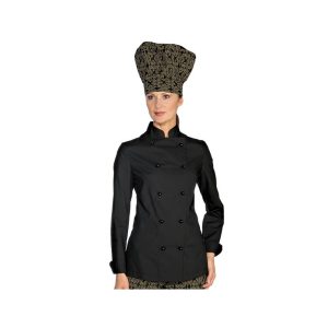 Giacca Lady Chef bottoni antipanico ISACCO 0575