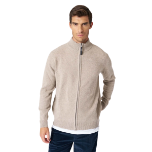 Maglione uomo con zip – Made in Italy