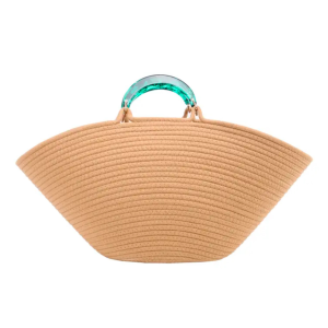 Borsa a mano con manici in resina St.Tropez