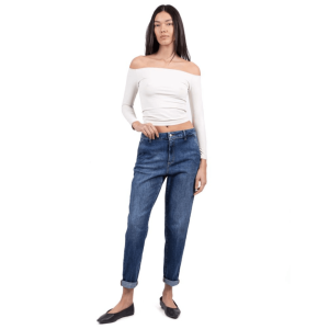 Pantaloni relaxed chino 344 in denim 5Y – Donna – Made in Italy