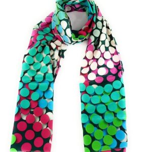 Sciarpa Seta Pois 45x180cm