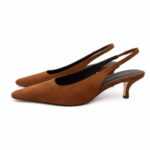 Slingback Adua scamosciate con punta a becco d’oca – Donna – Made in Italy