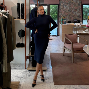 Abito midi con schiena scoperta – Donna – 100% Made in Italy