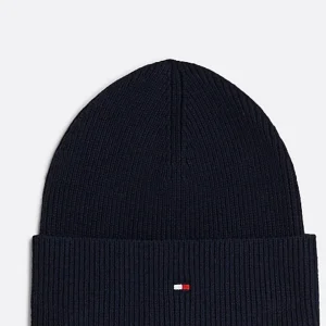 Berretto Essential con cashmere e bandierina Tommy Hilfiger