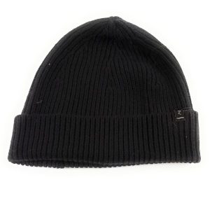 Berretto Made In Italy con risvolto a costine