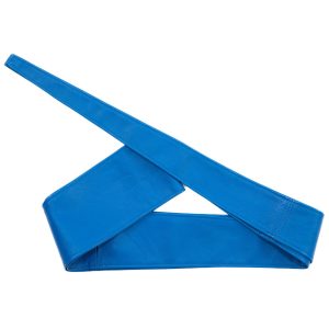 <b> GEMINI </b>  Cintura Obi Fusciacca da donna in vera pelle blu