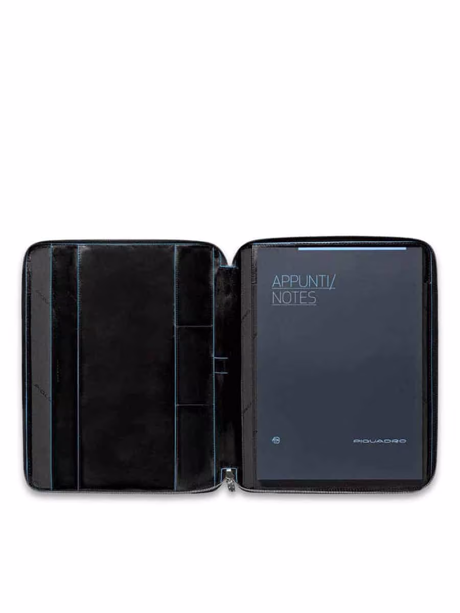 Portablocco Sottile Formato A4 Blue Square Piquadro