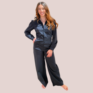 Tuta aviatore donna in tessuto vela – Blu – Made in Italy