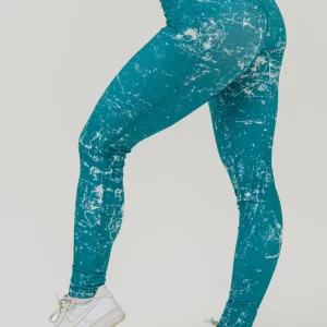 LEGGINGS DA ALLENAMENTO ROUGH GIRL 616 Verde