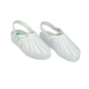 Zoccolo in pelle con laccetto donna BIOFUSS