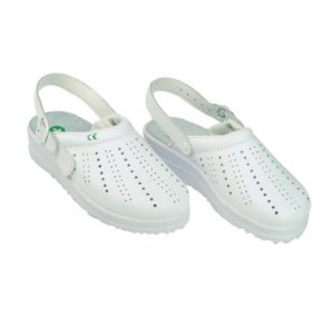 Zoccolo in pelle con laccetto uomo BIOFUSS